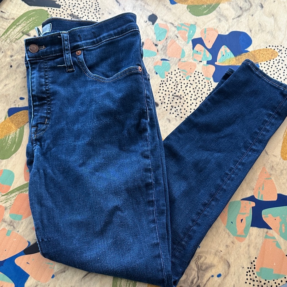 Madewell 9” Mid Rise Skinny Jeans
